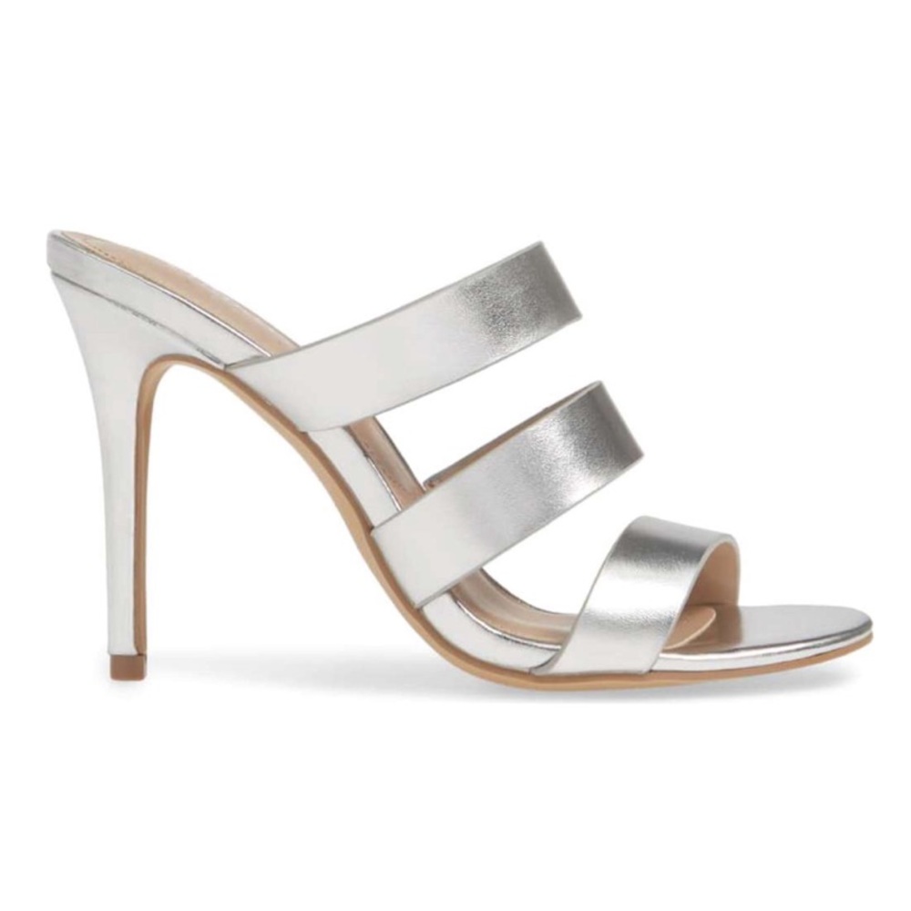 Charles David Rivalry SILVER Mule Pump / Sandal